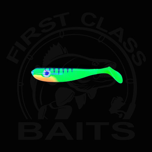 Classy Slim Shad - Fire Perch UV (7,5cm 4 Stk.)