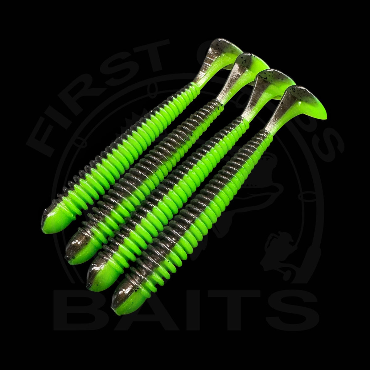 Ripp-Shad – Green Pumpkin UV (9 cm, 12 cm, 16 cm)