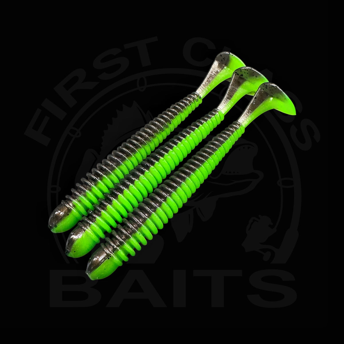 Ripp-Shad – Green Pumpkin UV (9 cm, 12 cm, 16 cm)