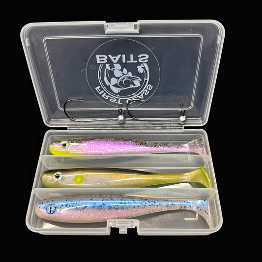 First Class Baits Nachtschicht-Box: Zander-Set 16,5 cm