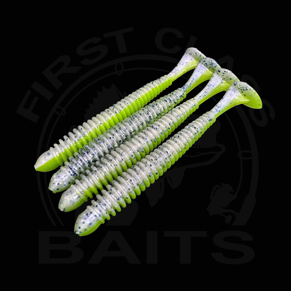Ripp-Shad - Chartreuse Delight UV (9cm & 12cm)