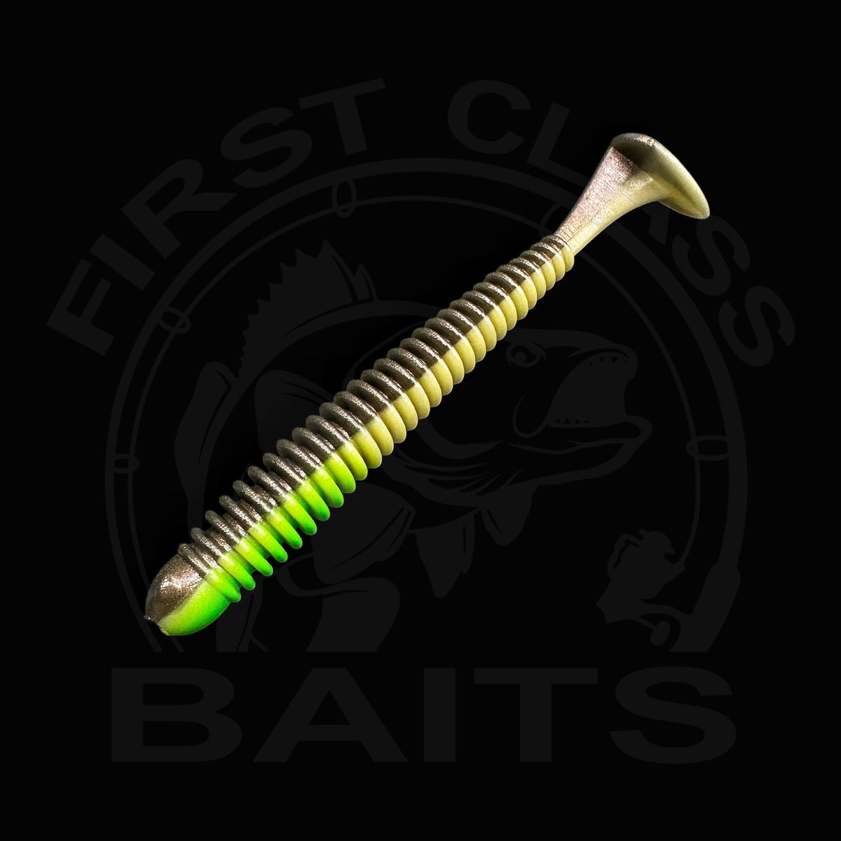 Ripp-Shad - Toxic Lime UV (9cm, 12cm, 16cm)