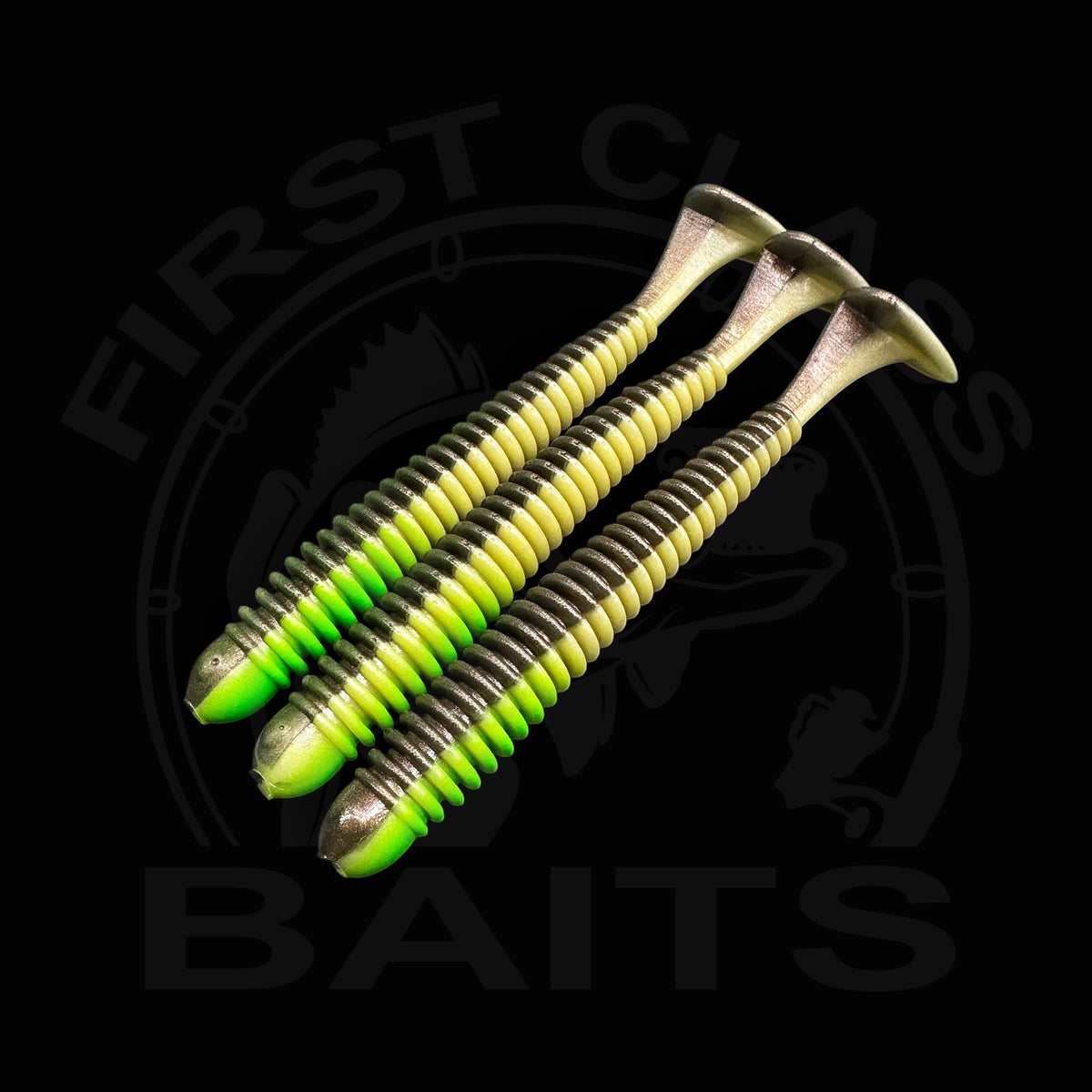 Ripp-Shad - Toxic Lime UV (9cm, 12cm, 16cm)