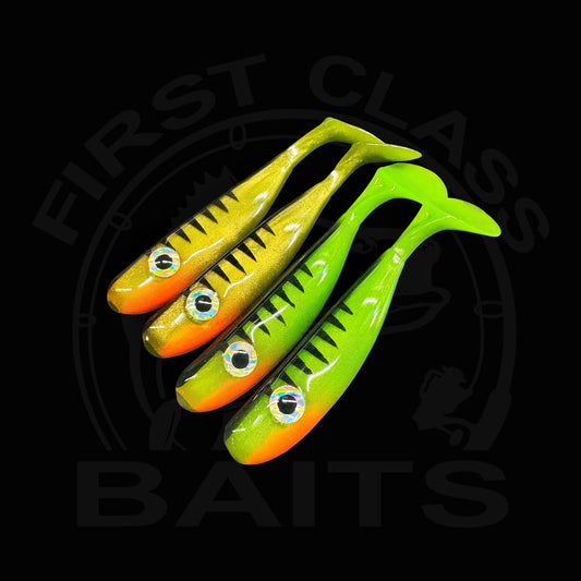 Classy Slim Shad - Perch Mix UV (7,5cm 4 Stk.)