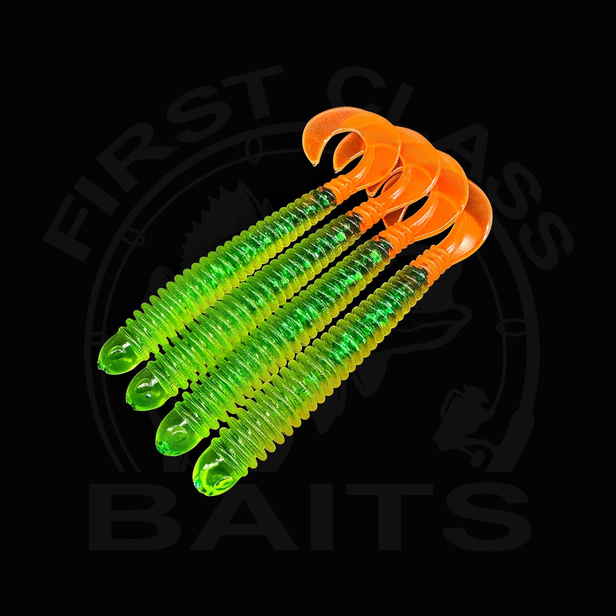 Ripp-Twist – Toxic Perch UV (11 cm - 4 Stk.)