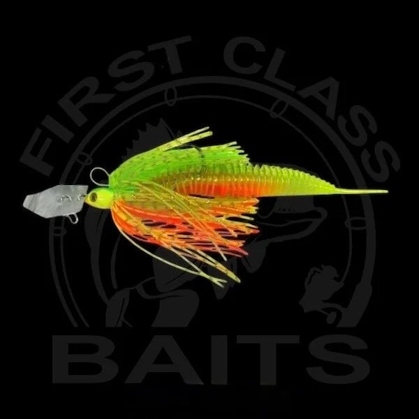 Bladed Jig 7g Firetiger UV (inkl. Rippchen)